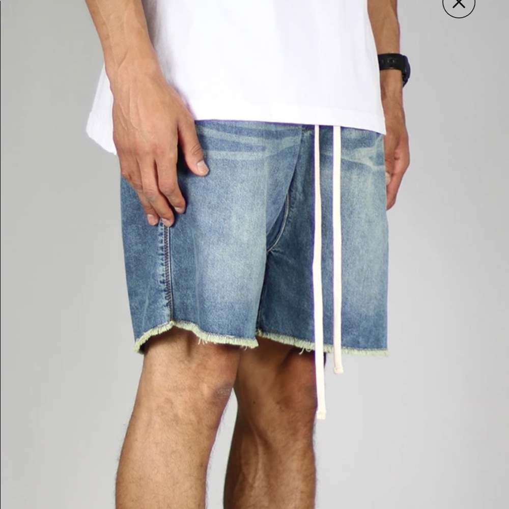 Denim shorts